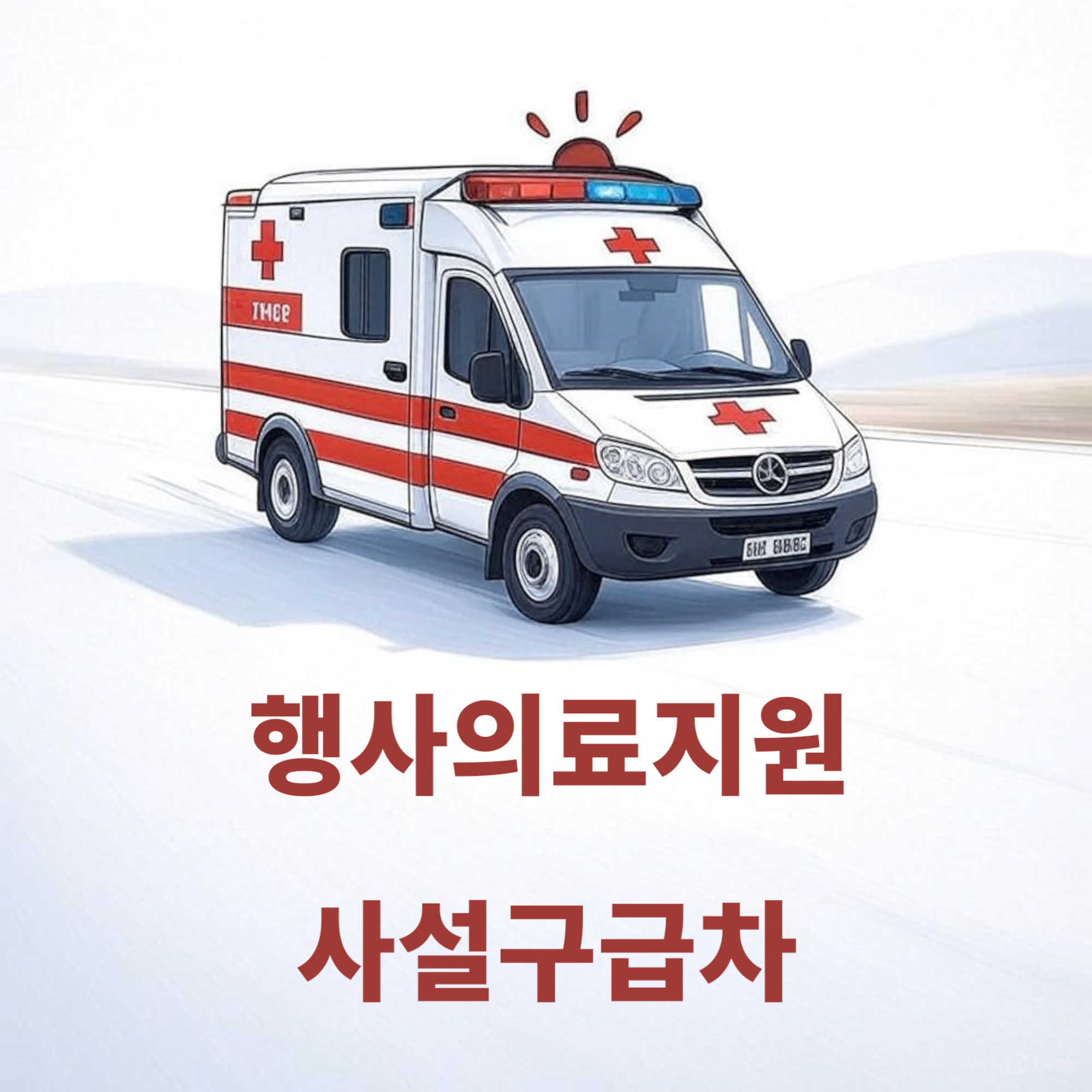 직지응급환자이송단 행사 의료지원 사설구급차